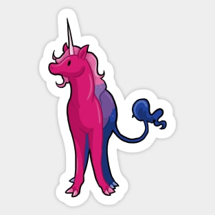 Bisexual Unicorn Pride Sticker